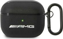Mercedes AMG Leather Big Logo ümbris AMA3SLWK, AirPods 3, must
