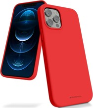 Telefoniümbris Mercury Silicone Case, Samsung Galaxy A03s, punane