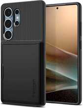 Telefoniümbris Spigen Slim Armor CS, Samsung Galaxy S25 Ultra, must