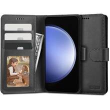 Telefoniümbris Tech-Protect Wallet, Samsung Galaxy S23 FE, must