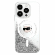 Telefoniükaanne Karl Lagerfeld Liquid Glitter Karl Head MagSafe, Apple iPhone 16 Pro, ár