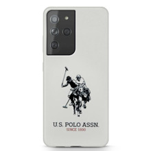 Telefoniümbris U.S. POLO ASSN USHCS21LSLHRWH, Samsung Galaxy S21 Ultra G998, valge