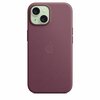 Telefoniümbris Apple FineWoven Case with MagSafe MT3E3ZM/A, Apple iPhone 15, mulberry