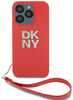Telefoniümbris DKNY PU Leather Stack Logo, Apple iPhone 15 Pro, punane
