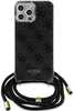 Telefoniümbris Guess Crossbody Cord 4G Print GUHCP15XHC4SEK, iPhone 15 Pro Max, must