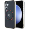 Mercedes Double Layer W Red MagSafe ümbris MEHMS24S23HUORK, Samsung Galaxy S24, must