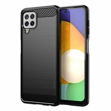 Carbon Case ümbris, Samsung Galaxy A22 4G, must
