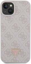 Telefoniümbris Guess 4G Strass Triangle Metal Logo Case GUHCP15SP4TDPP, Apple iPhone 15, roosa
