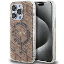Telefoniümbris Guess IML GCube MagSafe GUHMP15XHGCUSTGW, iPhone 15 Pro Max, pruun