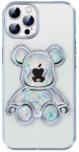 iLike silikoonümbris Print Desire Bear, Apple iPhone 15 Pro Max, hõbe