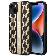 Telefoniümbris Karl Lagerfeld KLHCP14MPGKLSKW Monogram Stripe, Apple iPhone 14 Plus, pruun