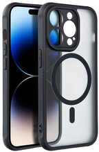 Telefoniümbris OEM Full Matte Mag Cover, Samsung Galaxy A15, must