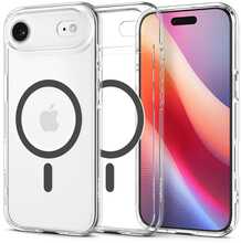 Spigen Ultra Hybrid MagSafe ümbris, Apple iPhone 17 Air, läbipaistev hall
