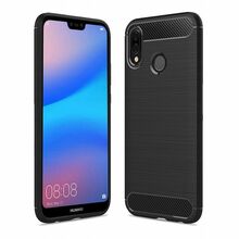 Telefoniümbris Karbono, Huawei P20 Lite, must