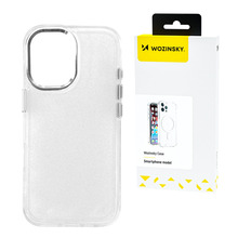 Wozinsky Glitter ümbris, Samsung Galaxy S25, läbipaistev sädelev