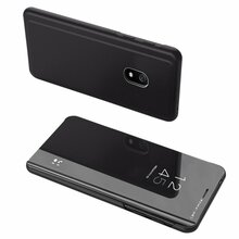 Telefoniümbris Clear View Hurtel, Xiaomi Redmi 8A, must