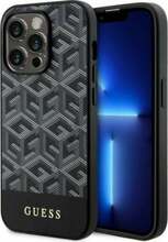 Telefoniümbris Guess GCube Stripes MagSafe GUHMP14LHGCFSEK, Apple iPhone 14 Pro, must