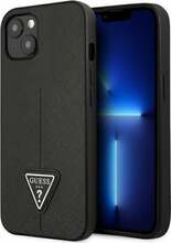 Telefoniümbris Guess GUHCP13SPSATLK Saffiano Triangle Logo, Apple iPhone 13 Mini, must