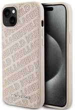 Telefoniümbris Karl Lagerfeld KLHCP15MPQKPMP Quilted K Pattern, Apple iPhone 15 Plus, roosa
