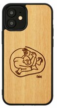 MAN&WOOD ümbris, Apple iPhone 12 mini, lapsele kalaga