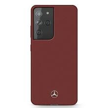 Telefoniümbris Mercedes MEHCS21LSILRE Silicone Line, Samsung Galaxy S21 Ultra, punane