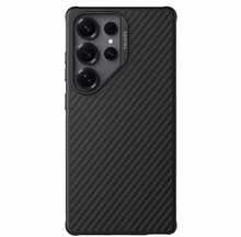 Telefoniümbris Nillkin Synthetic Fiber PRO Magnetic Hard Case, Samsung Galaxy S25 Ultra, must