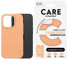 Telefoniümbris PanzerGlass CARE Fashion, Apple iPhone 16 Pro, peachy