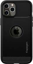 Telefoniümbris Spigen Rugged Armor, Apple iPhone 12/12 Pro, must