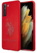 Telefoniümbris U.S. Polo Assn. USHCS21SSLHRTRE, Samsung Galaxy S21, punane