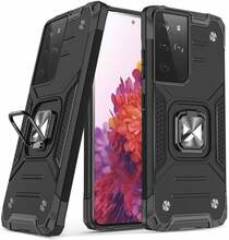 Telefoniümbris Wozinsky Ring Armor, Samsung Galaxy S22 Ultra, must