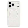 Korpus iPhone 18 Pro/17 Pro, MagSafe, PC, läbipaistev valge