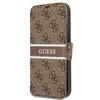 Telefoniümbris Guess GUBKP13L4GDBR 4G Printed Stripe Book Case, Apple iPhone 13 Pro, pruun