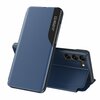 Hurtel Eco Leather View telefoniümbris, Samsung A05s, sinine