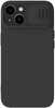 Nillkin CamShield Silky silikoonümbris, Apple iPhone 15 Plus, must