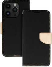 Telefoniümbris Fancy Telone, Xiaomi Redmi Note 11 5G/Note 11S 5G/Poco M4 Pro 5G, must/kuldne