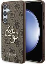 Telefoniümbris Guess 4G Big Metal Logo, Samsung Galaxy A35, pruun