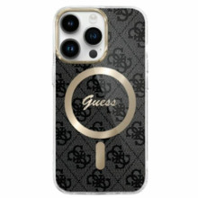Telefoniümbris Guess IML 4G MagSafe, Apple iPhone 16 Pro Max, must