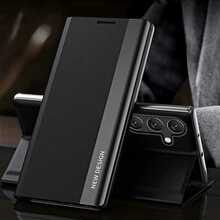 Telefoniümbris Hurtel Sleep Case Pro, Samsung Galaxy S25+, must