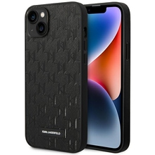 Telefoniümbris Karl Lagerfeld Saffiano Monogram Case KLHCP14MSAKLHPK, Apple iPhone 14 Plus, must