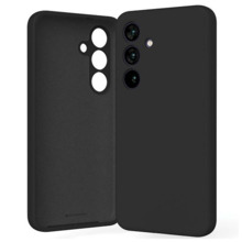 Telefoniümbris Mercury Silicone Case, Samsung Galaxy S24 S921, must