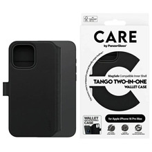 Telefoniümbris Panzer Glass CARE by PanzerGlass Feature Tango 2in1 Wallet, Apple iPhone 16 Pro Max, must