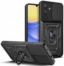 Telefoniümbris Tech-Protect Camshield Pro, Samsung Galaxy A15 4G/5G, must