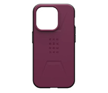 Telefoniümbris Urban Armor Gear Civilian MagSafe, Apple iPhone 15 Pro, lilla/bordoo