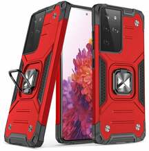 Telefoniümbris Wozinsky Ring Armor Tough Hybrid, Samsung Galaxy S22 Ultra, punane