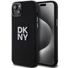 Telefoniümbris DKNY Liquid Silicone Metal Logo DKHCP15SSMCBSK, Apple iPhone 15/14/13, must