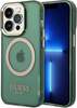Telefoniümbris Guess Gold Outline Translucent MagSafe GUHMP14XHTCMA, Apple iPhone 14 Pro Max, roheline