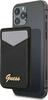 Telefoni kaarditasku Guess Wallet Card Slot GUWMSSASLBK MagSafe Saffiano, must