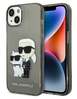 Telefoniümbris Karl Lagerfeld KLHCP14MHNKCTGK, Apple iPhone 14 Plus, must, Glitter Karl&Choupette