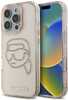 Telefoniümbris Karl Lagerfeld IML Rhinestones, Apple iPhone 16 Pro, roosa