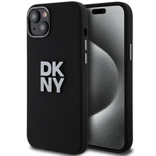 Telefoniümbris DKNY Liquid Silicone Metal Logo DKHCP15SSMCBSK, Apple iPhone 15/14/13, must
